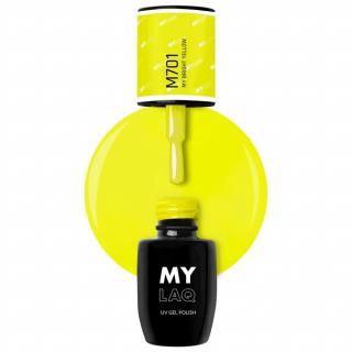MYLAQ Lakier Hybrydowy 5 ml - M701 My Bright Yellow
