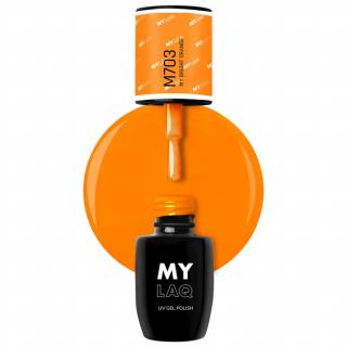 MYLAQ Lakier Hybrydowy 5 ml - M703 My Bright Orange
