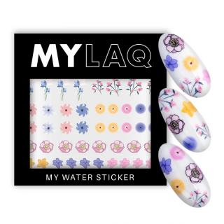 MYLAQ Naklejki Wodne Do Paznokci - My Flower Sticker