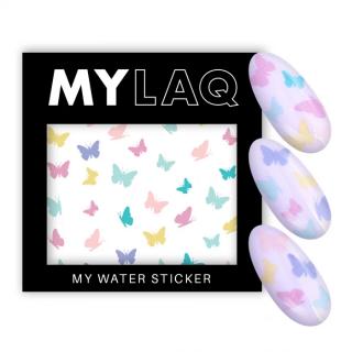 MYLAQ Naklejki Wodne Do Paznokci - My Pastel Butterfly Sticker