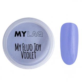 MYLAQ Pyłek Ozdoba Do Paznokci 3 g - My Fluo Joy Violet