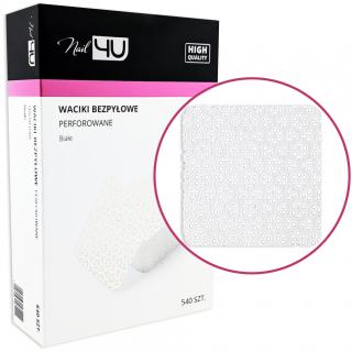 NAIL4U Bezpyłowe Waciki Perforowane Do Paznokci 540 szt