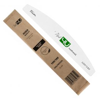 NAIL4U Pilnik Do Paznokci Slim Natural II Łódka 100/180 - 50 szt