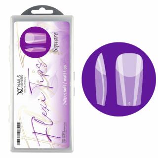 Nails Company Formy Do Przedłużania Flexi Tips - Square 240 szt