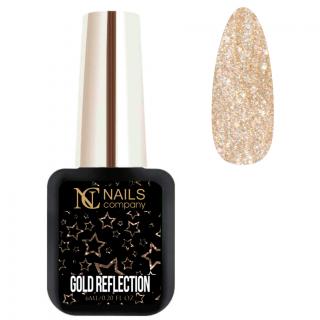 Nails Company Lakier Hybrydowy 6 ml - Gold Reflection