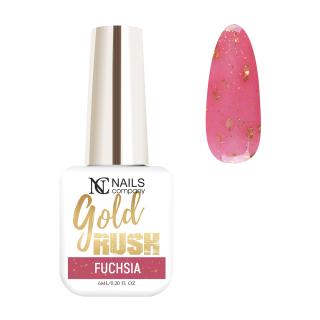 Nails Company Lakier Hybrydowy 6 ml - Gold Rush Fuchsia