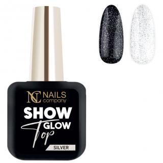 Nails Company Show Glow Top - Silver 11 ml