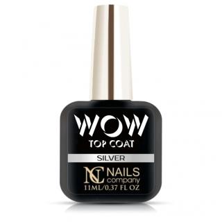 Nails Company Wow Top Coat - Silver 11 ml