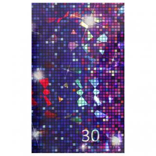Naklejka Do Paznokci Samoprzylepna 8 x 5 cm Laser Effect - Nr 09