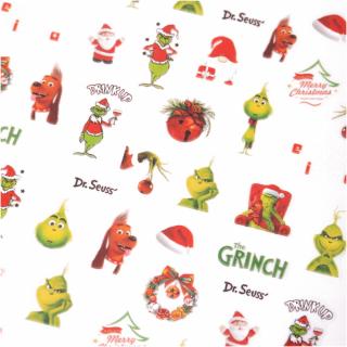 Naklejki Do Paznokci Samoprzylepne MS-C263 - Grinch Świąteczne