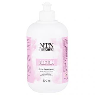 NTN Premium Aceton Płyn Remover Kosmetyczny 500 ml