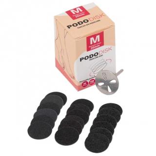 Pododisk Tarcza Dysk Pedicure + Nakładki M 20 mm