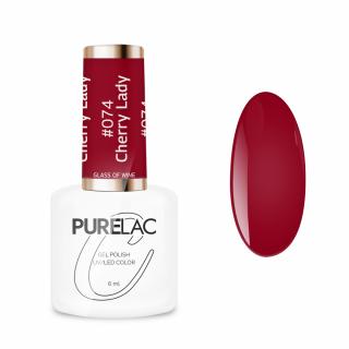 Purelac Lakier Hybrydowy 6 ml - #074 Cherry Lady