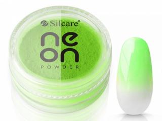 Silcare Efekt Dymu Neon Powder Green 3g