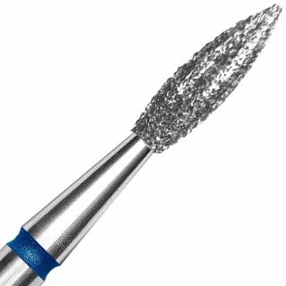 Staleks Frez Diamentowy Płomyk Ostry Niebieski 2,3/8 mm FA11B023/8