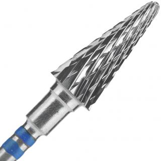 Staleks Frez z Węglika Spiekanego Choinka Stożek Niebieski Dla Leworęcznych 6/14 mm FT73B060/14