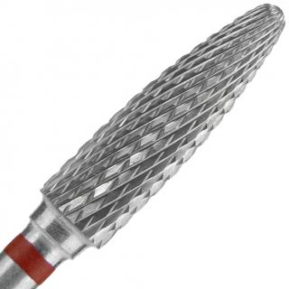 Staleks Frez z Węglika Spiekanego Kukurydza Stożek Czerwony 4/14 mm FT90R040/14