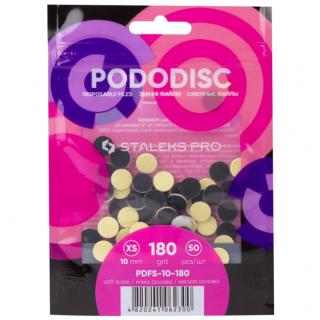 Staleks Pododisc Nakładki Ścierne XS 10 mm #180 50 szt - PDFS-10-180