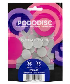 Staleks Pododisc Nakładki Wymienne Polerka M 20 mm 25 szt - PDFB-20