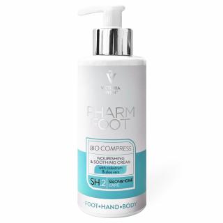 Victoria Vynn Pharm Foot Bio Compress Krem Odżywczo-Kojący z Colostrum i Aloesem 250 ml