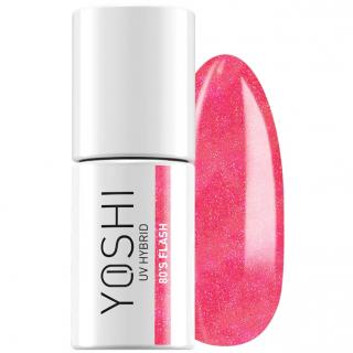 Yoshi Lakier Hybrydowy UV/LED Hybrid 6 ml - 015 80's Flash