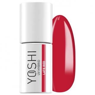 Yoshi Lakier Hybrydowy UV/LED Hybrid 6 ml - 312 Late Red