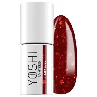 Yoshi Lakier Hybrydowy UV/LED Hybrid 6 ml - 612 Fiery Love