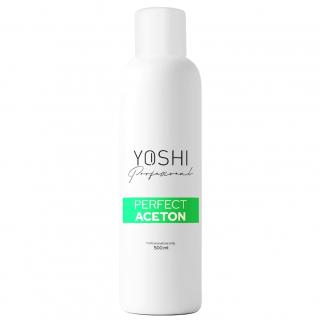 Yoshi Perfect Aceton Remover Zmywacz Kosmetyczny Do Usuwania Hybryd Żeli 500 ml