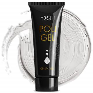 Yoshi Poligel Akrylożel Budujący Do Paznokci UV/LED Hema  TPO Free 30 ml - No.1 Clear