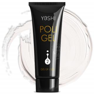 Yoshi Poligel Akrylożel Budujący Do Paznokci UV/LED Hema  TPO Free 30 ml - No.2 White