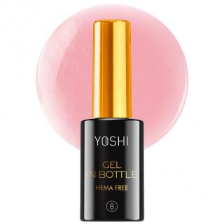 Yoshi Żel Budujący w Butelce Gel in Bottle 10 ml UV LED - No.8 Pink Glitter