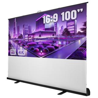 Ekran Projekcyjny Podłogowy Napinany SST 100" 4K