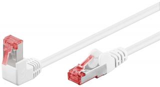 Kabel LAN Patchcord CAT 6 S/FTP 1x90 BIAŁY 0.5m