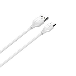 Kabel USB-A - micro-USB LDNIO 1m 2.1A biały LS541M