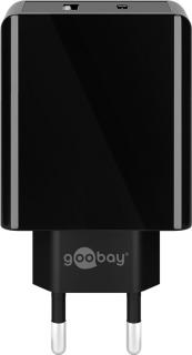 Ładowarka sieciowa USB-C USB PD 25W Goobay CZARNA