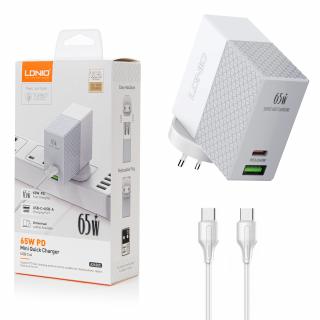 Ładowarka USB 65W PD QC3.0 2-portowa notebook