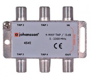 Odgałęźnik 4-krotny 5-2300 MHz Johansson 4541 15dB