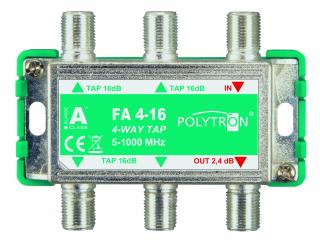 Odgałęźnik Polytron 4-krotny 16dB 5-1000 FA 4-16