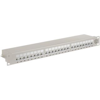 Patch panel FTP CAT 6A Ekranowany 24-porty Goobay