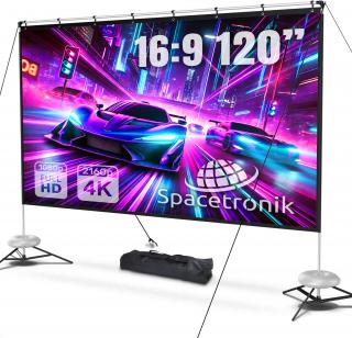 Przenośny ekran projekcyjny 120'' 4K  Spacetronik