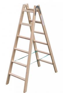 Drabina Drewniana Budowlana Rozstawna 2 x 9 Szczebli