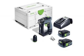 Festool  Akumulatorowa wiertarko-wkrętarka CXS 12 2,5-Plus - 576864