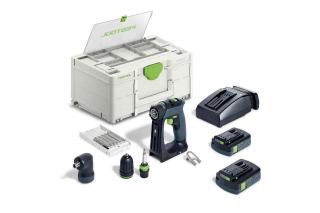 Festool Akumulatorowa wiertarko-wkrętarka CXS 18 C 3,0-Set - 576884