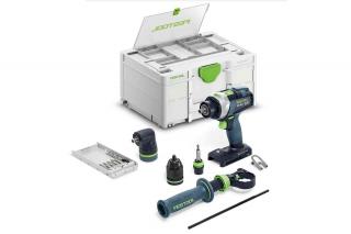 Festool Akumulatorowa wiertarko-wkrętarka udarowa QUADRIVE TPC 18/4 I-Basic-Set - 577625