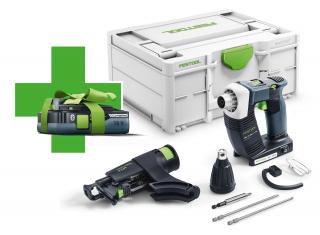 Festool Akumulatorowa wkrętarka budowlana DWC 18-4500 Basic-4,0 DURADRIVE - 577056 + Akumulator HighPower BP 18 Li 4,0 HPC-ASI