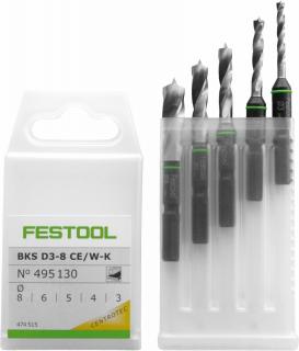 Festool Kaseta z wiertłami BKS D 3-8 CE/W-K