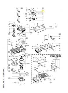 Festool Pokrętło odkurzacza D44 CT 26/36/48 - 496247
