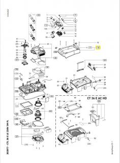 Festool Pokrywa odkurzacza CTL26/36/48 - 204040