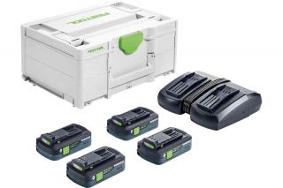 Festool Zestaw energii SYS 18V 4x4,0/TCL 6 DUO - 577104