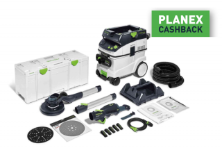 Festool  Zestaw złożony z szlifierki przegubowej i odkurzacza PLANEX LHS 2 225/CTL 36-Set - 576696